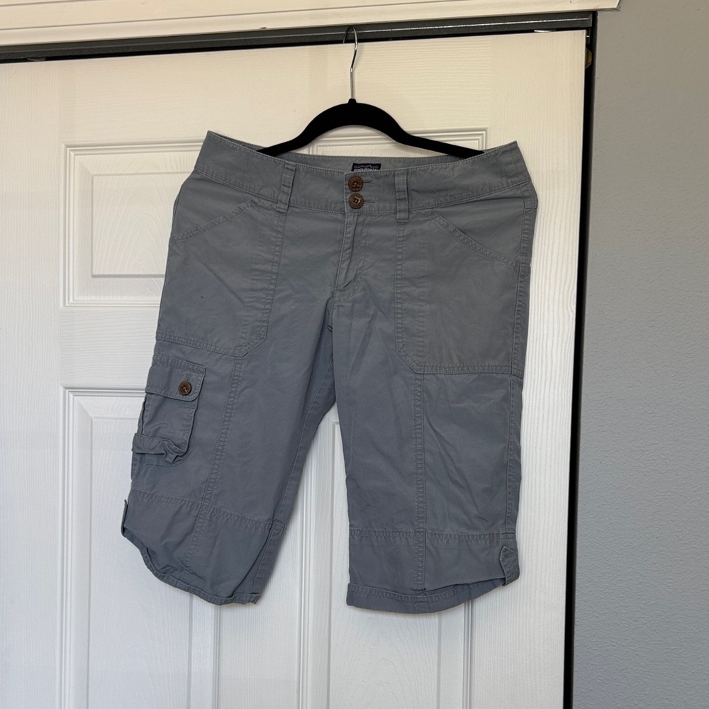 Patagonia Gray Cargo Bermuda Shorts